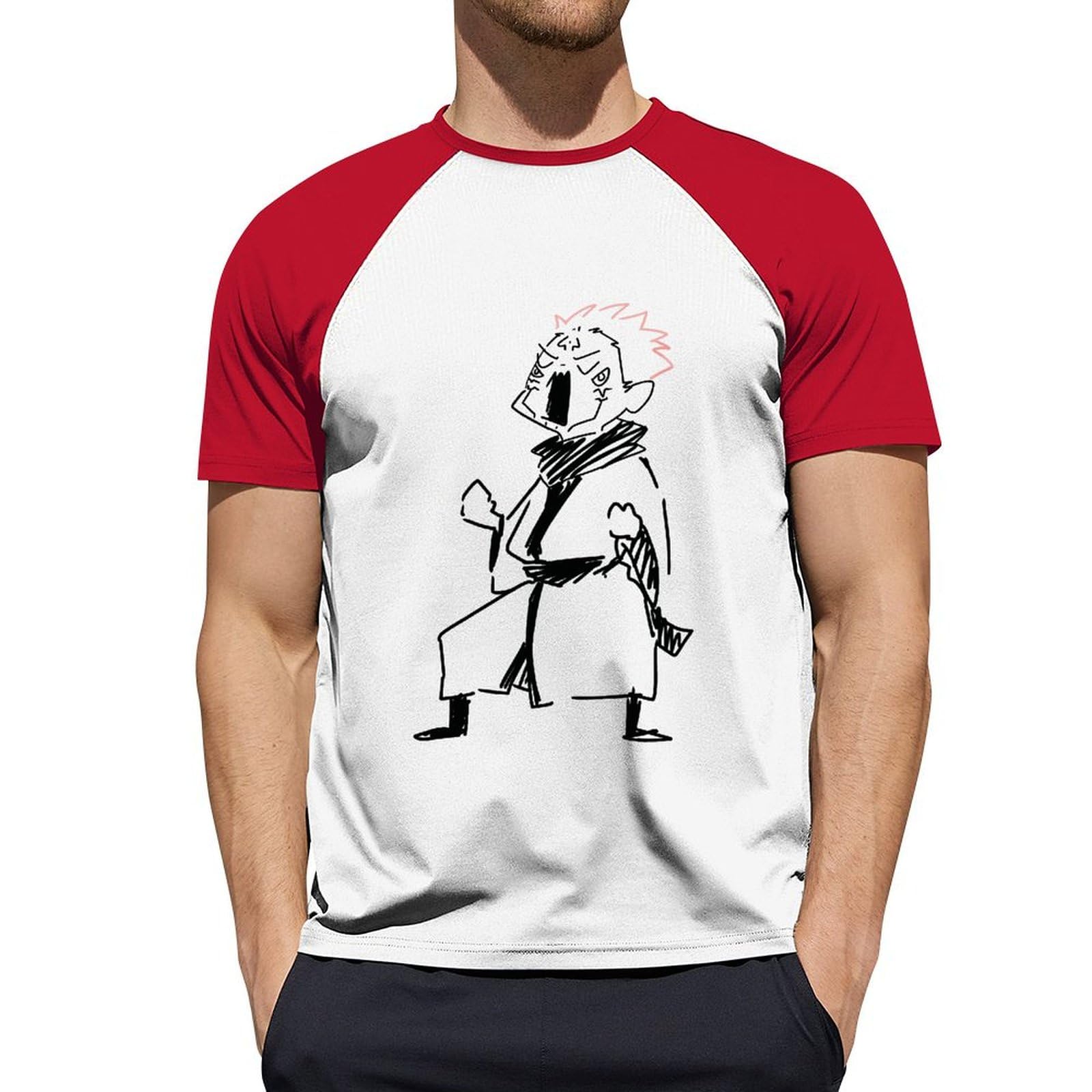 Amazon.co.jp: Tシャツ 呪術廻戦 両面宿儺 メンズ 半袖 夏服 T-Shirt